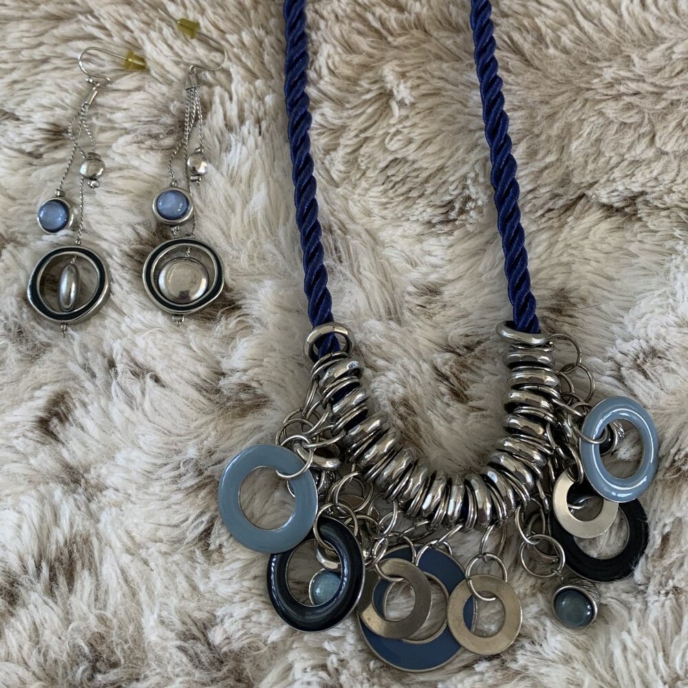 3pc Blue Necklace Set by NYC